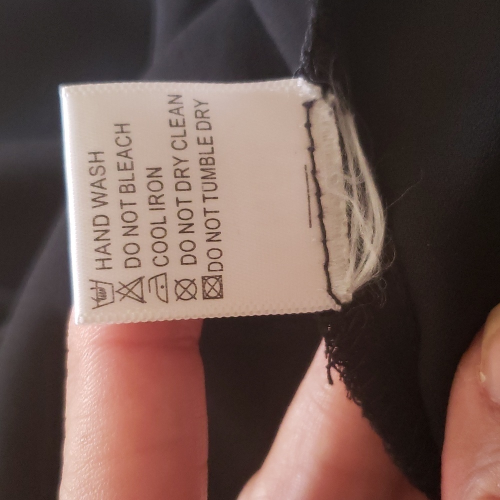 Angll black blouse Medium - Picture 10 of 10